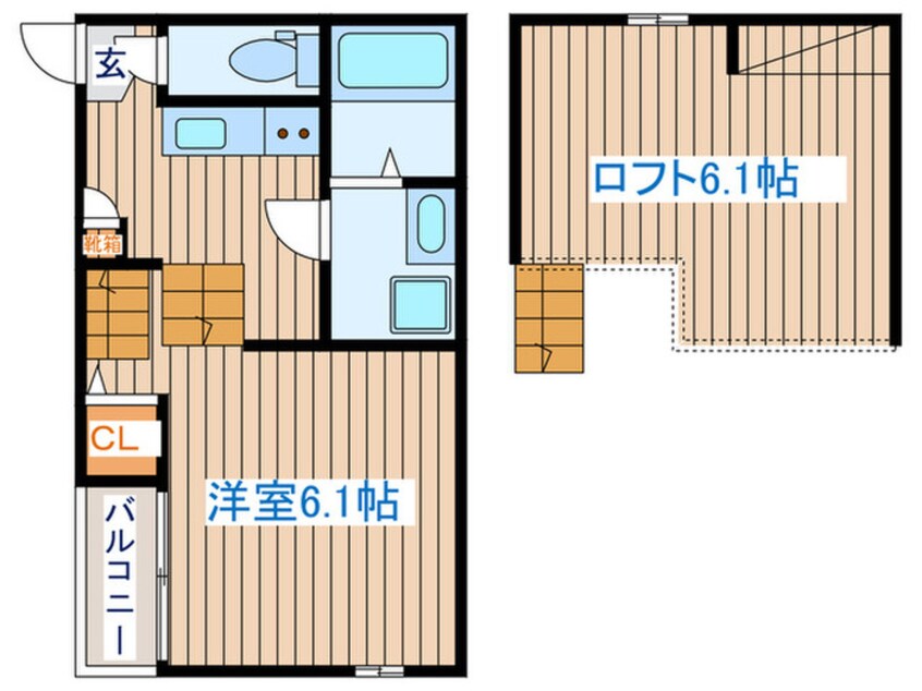 間取図 ハーモニーテラス志波町Ⅱ