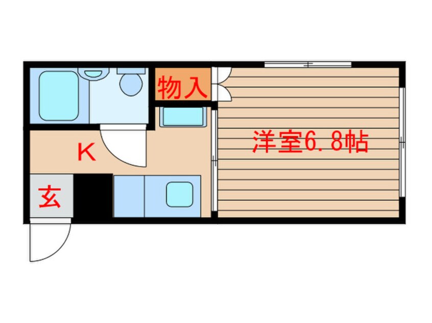 間取図 ハイツ　カルチエラタン