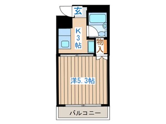 間取図 ハイツ　カルチエラタン