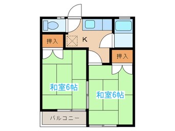 間取図 コーポ水の森