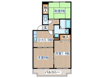 間取図 シュトラール壱番館