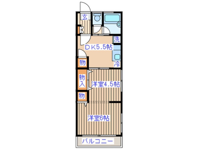 間取図 アサヒマンション