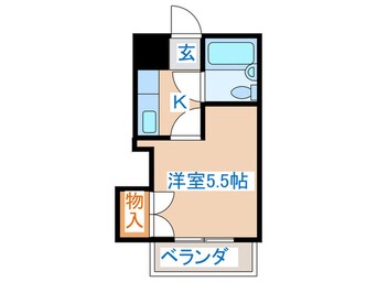 間取図 プレステージ横田