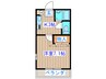 ウェルビー子平町 1Kの間取り