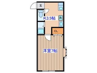 間取図 Ｈｉコ－ポ２