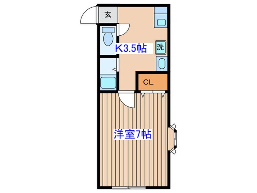 間取図 Ｈｉコ－ポ２