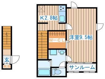 間取図 ブレスサイドヒルズH