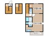 椿山荘 1LDKの間取り