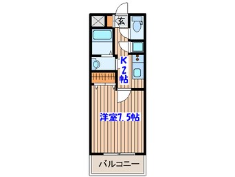 間取図 ＡＸＩＡ　ｋｉｍａｃｈｉ