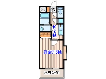 間取図 ＡＸＩＡ　ｋｉｍａｃｈｉ