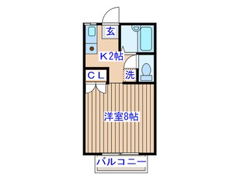 間取図 グランデュールパピヨンＡ棟