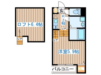 間取図 RETINA太子堂Ⅱ