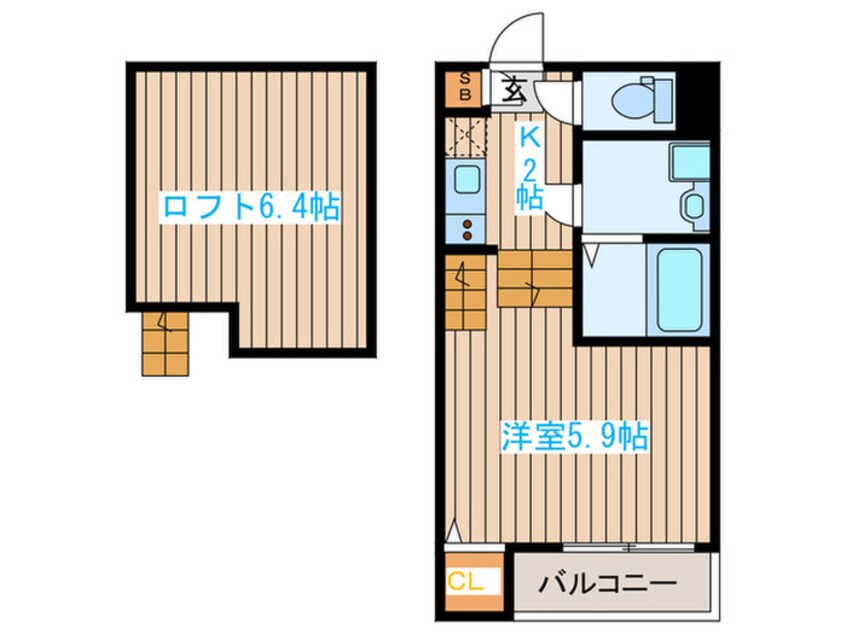 間取図 RETINA太子堂Ⅱ