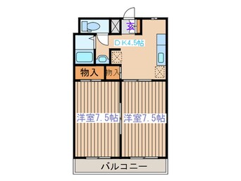 間取図 メゾンブランシュ２号館