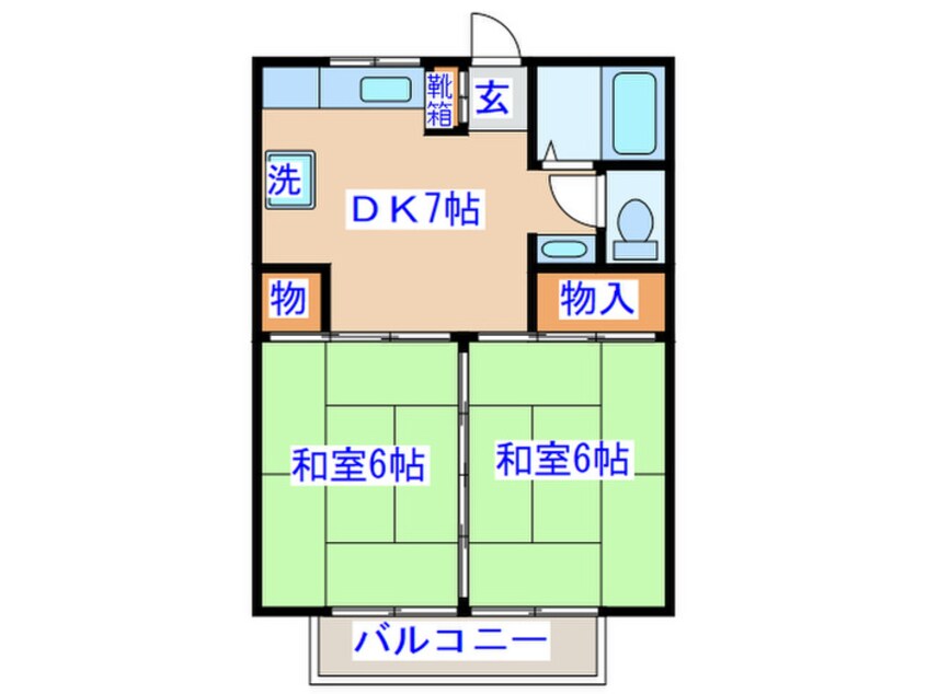 間取図 パールハイツ