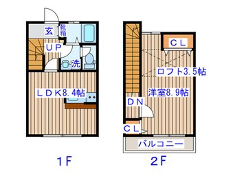 間取図 コーポさんたかたりな