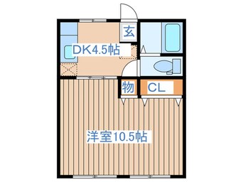 間取図 シャル西宮城野