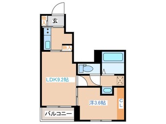 間取図 セピア