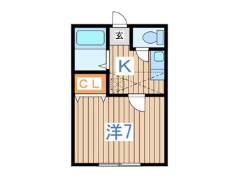 間取図 ホワイトキャッスル遠見塚11番館