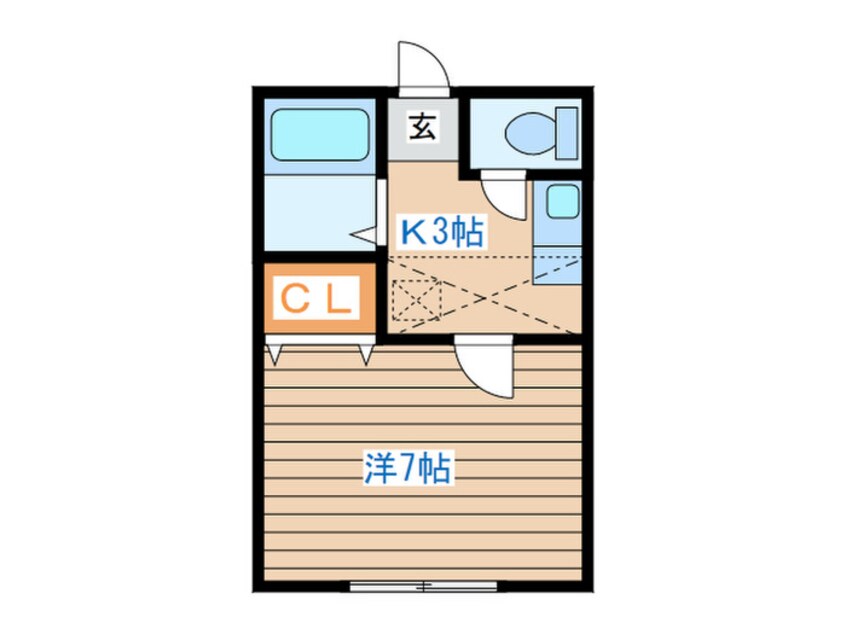 間取図 ホワイトキャッスル遠見塚11番館