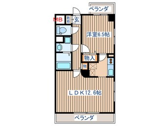間取図 サンヴァ－リオ新田駅前Ⅰ