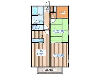間取図 シャトル