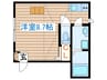 エクシリア志波町 1Rの間取り