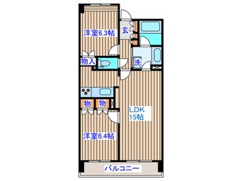 間取図 東仙台六番館