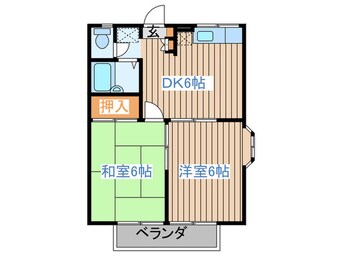 間取図 メイプルヒルズⅡ