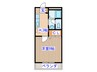 ELK　HOUSE　A 1Kの間取り