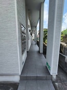 エントランス部分 ロイヤルブルー