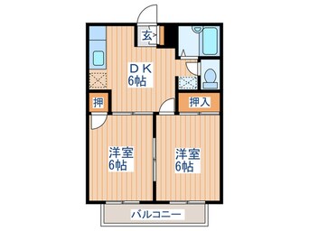 間取図 シテイハイツはやさか