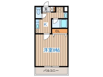 間取図 ヴィラ・ラレ－ヌ