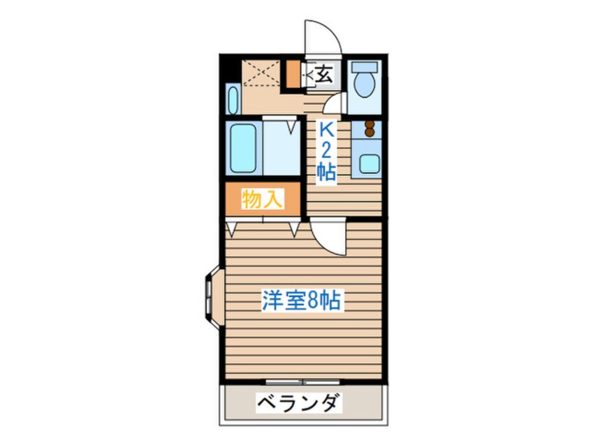 間取図 ヴィラ・ラレ－ヌ