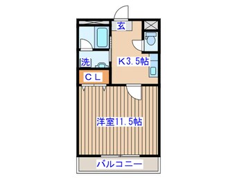 間取図 パームクレスト高森