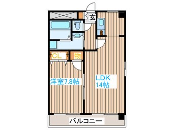 間取図 パームクレスト高森