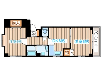 間取図 クレシア長町