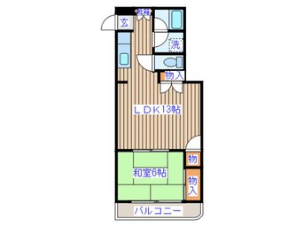 間取図 シティハイツ銀杏町