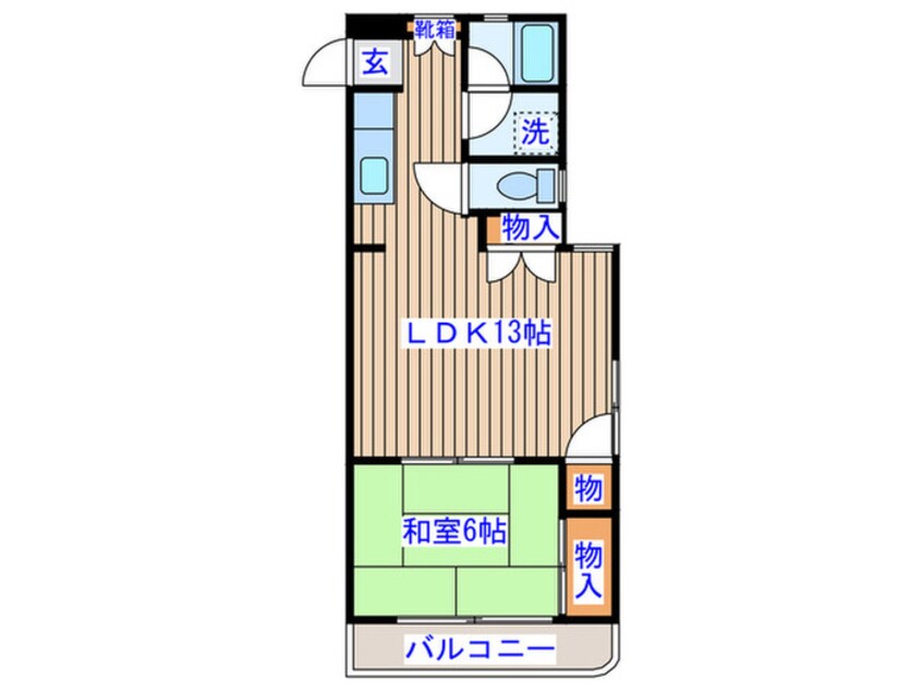 間取図 シティハイツ銀杏町