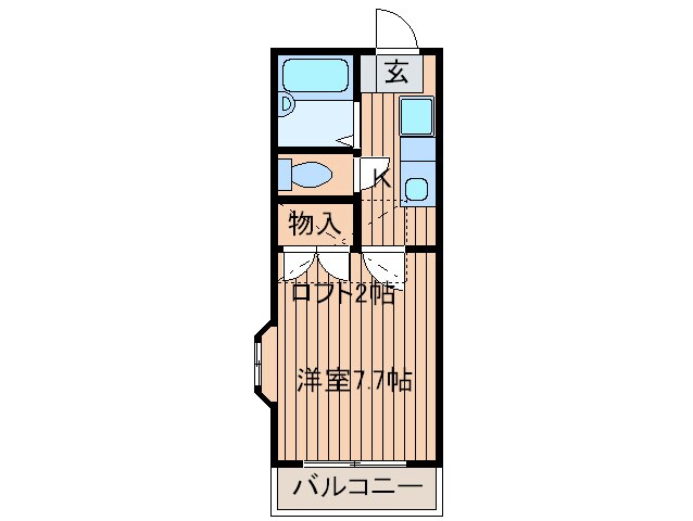 間取り図 アラモ－ド八乙女