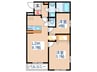 Villa Nov 2LDKの間取り