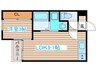 アルクスおたまや 1LDKの間取り
