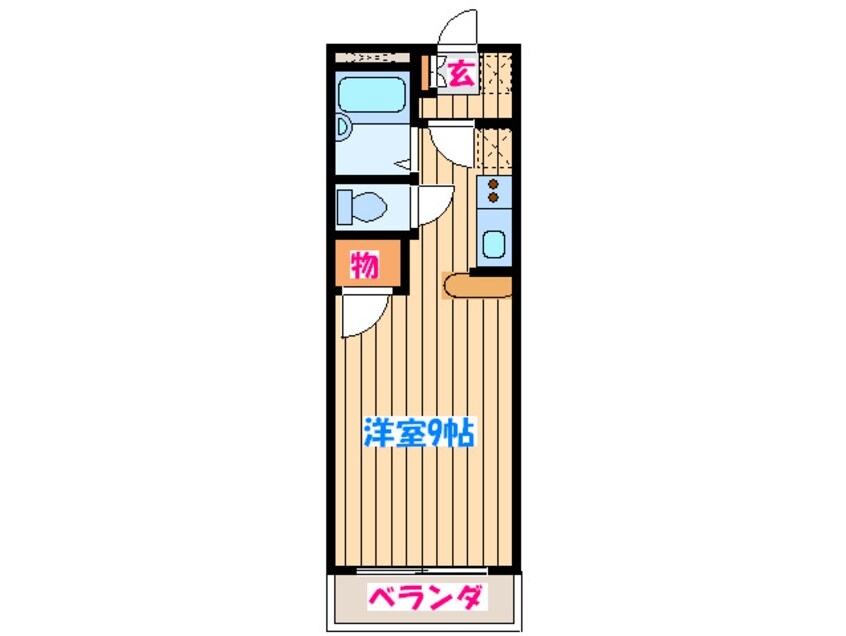 間取図 ビューパレス一本杉