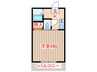 サンレモハイツ上杉 1Kの間取り