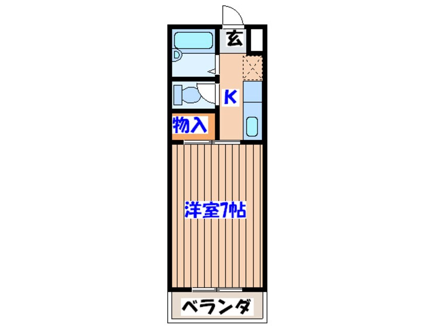 間取図 サンレモハイツ上杉