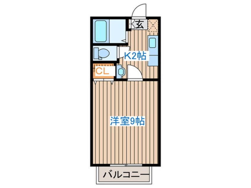 間取図 エクレ－ル千代田町Ａ