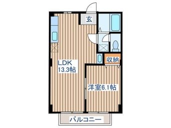 間取図 ニュ－シティ大町Ⅰ