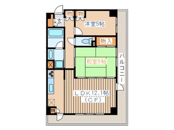 間取図 フレ－ル仙台泉中央