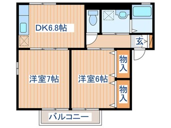 間取図 グリーンゲーブルズD