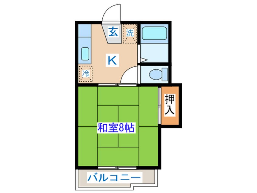 間取図 ラ・フォーレⅠ